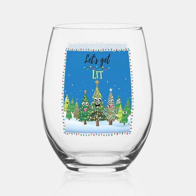 Drinkware Style: Stemless Wine Glass, Set: Set of Glass (Front)