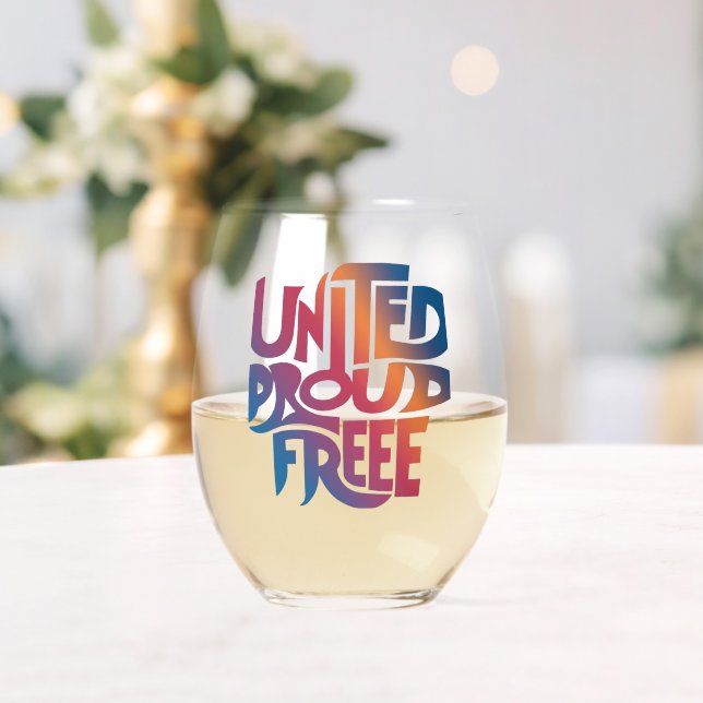 Drinkware Style: Stemless Wine Glass, with slogan  Glass (Insitu (Wedding))