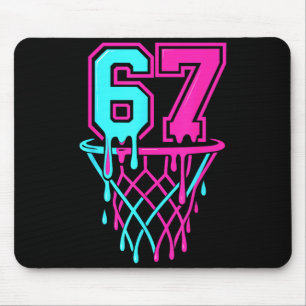 Drip 67 Basketball Six Seven Meme Game Day 6 7 Tee Mouse Pad