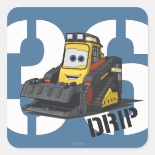 Drip Character Art Square Sticker