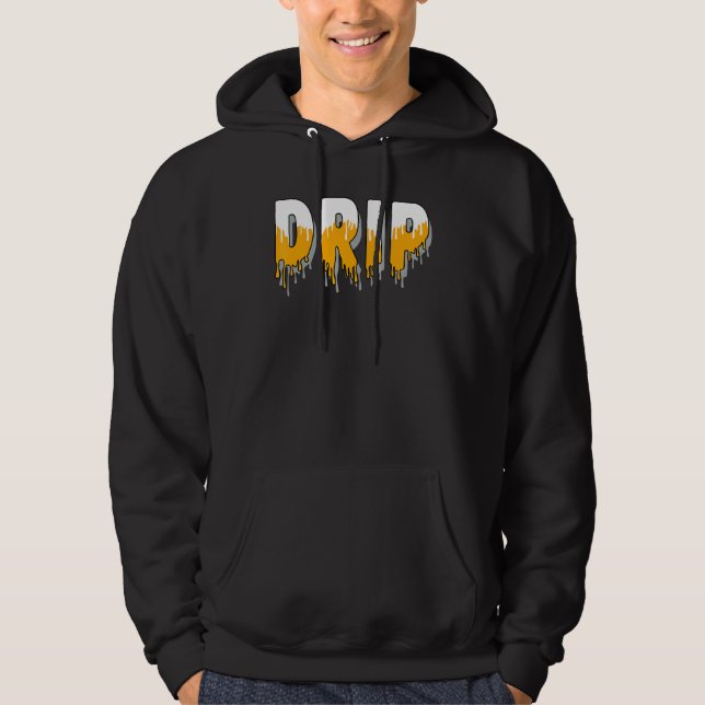 Drip Dripping OG Yellow Toe 1s Matching Hoodie (Front)