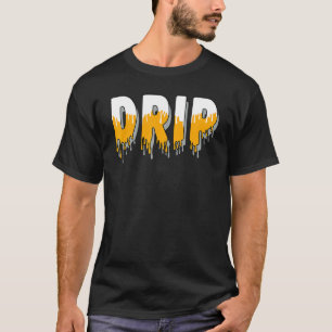 Drip Dripping OG Yellow Toe 1s Matching T-Shirt
