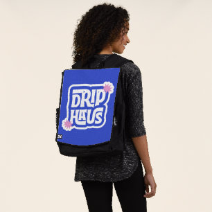 Drip Haus – Retro Playful Logo Backpack