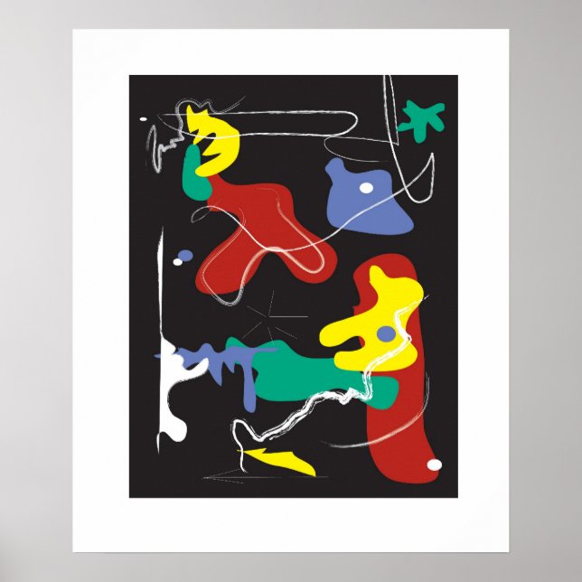 Drip Painting Poster (Front)