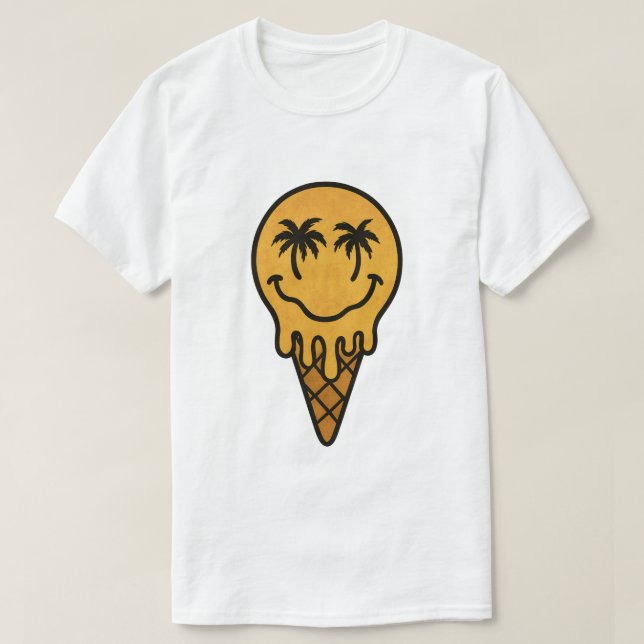 Drip Smile | L.A. heatcore T-Shirt (Design Front)