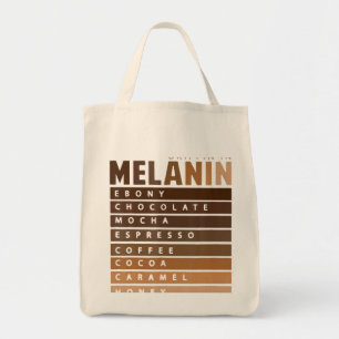 Drippin In Melanin African American Queen King Bla Tote Bag