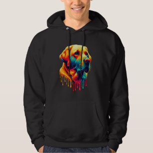 Dripping Art Labrador Retriever Lab Labradors Labb Hoodie