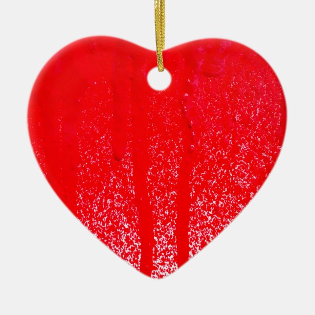 dripping blood ceramic ornament (Front)