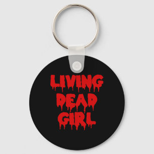Dripping Blood Halloween Zombie Movie Living Dead  Keychain
