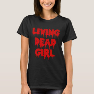 Dripping Blood Halloween Zombie Movie Living Dead T-Shirt
