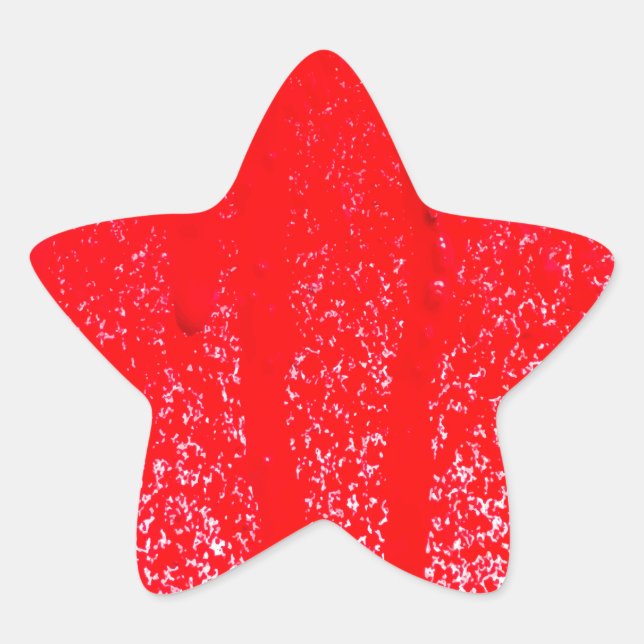 dripping blood star sticker (Front)