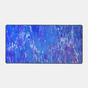 Dripping Blue Lava Desk Mat