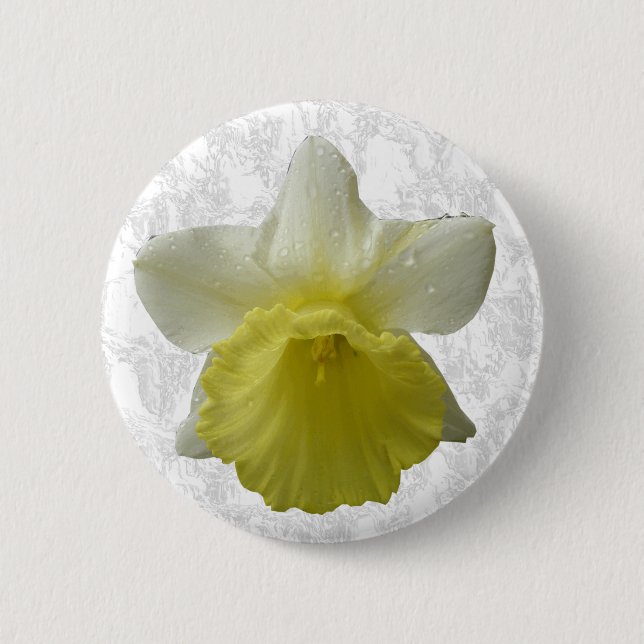 Dripping Daffodil Button (Front)