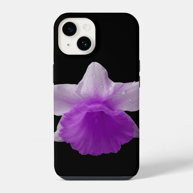 Dripping Daffodil Purple iPhone Case (Back)