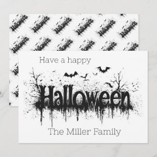 Dripping Dread – A Halloween Howl Holiday Card