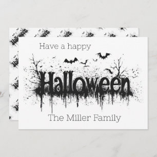 Dripping Dread – A Halloween Howl Holiday Card