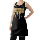 Dripping Gold Glitter Glam Personalized S