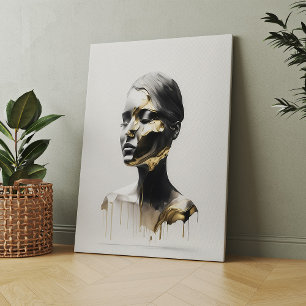 Dripping in Gold Canvas Print