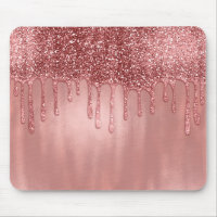 Dripping in Rose Gold Glitter Pretty Pink Drips