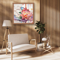 Dripping Lotus Art