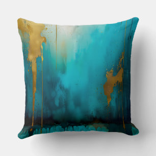 Dripping Luxury Throw Pillow