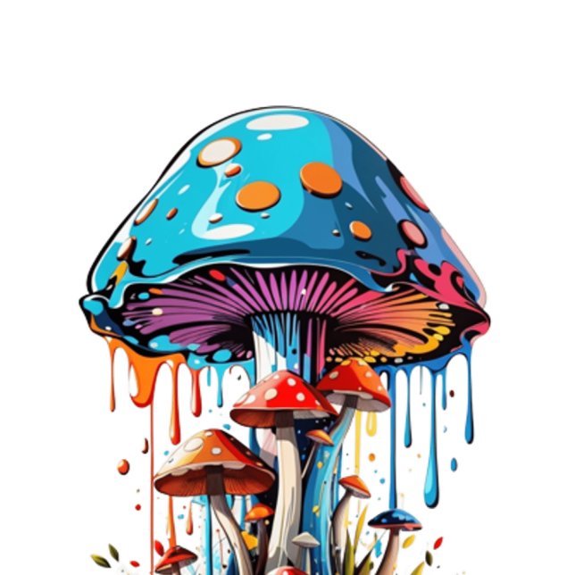 Dripping Mashroom multicolour Hoodies (Creator Uploaded)