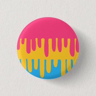 dripping pansexual badge 1 inch round button