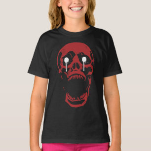 Dripping Red Skull: Gothic Edge T-Shirt