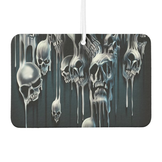 Dripping Skulls Air Freshener (Front)