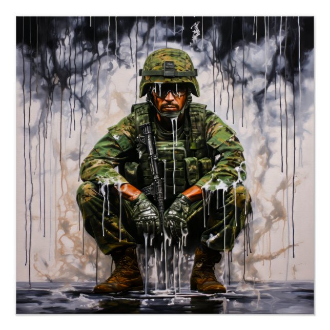 Dripping Soldier Poster (Front)