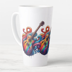 Dripping Sound Latte Mug