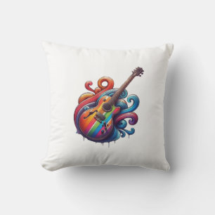 Dripping Sound Throw Pillow
