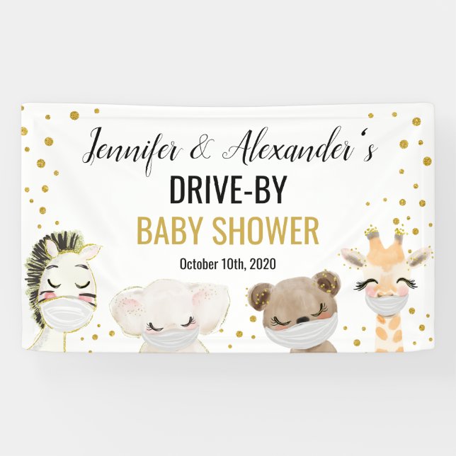 Drive-by Baby Shower Banner (Horizontal)