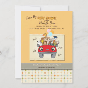 Drive by Baby Shower Invitation
