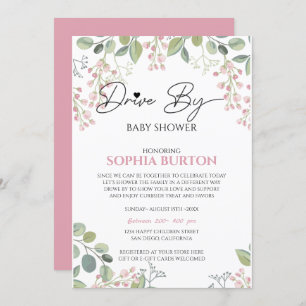 Drive By Baby Shower Invitation