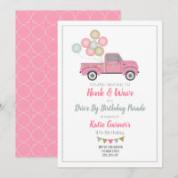 Drive By Birthday Parade Social Distancing Party