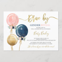 Drive by Gender Reveal party