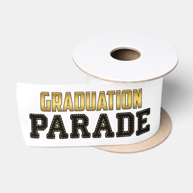 Drive By Graduation Parade Satin Ribbon (Spool)