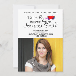 Drive By Graduation Party Coronavirus Announcement