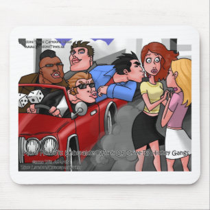 Drive By Hickey Gangs Funny Tees Mugs & Gifts Mouse Pad