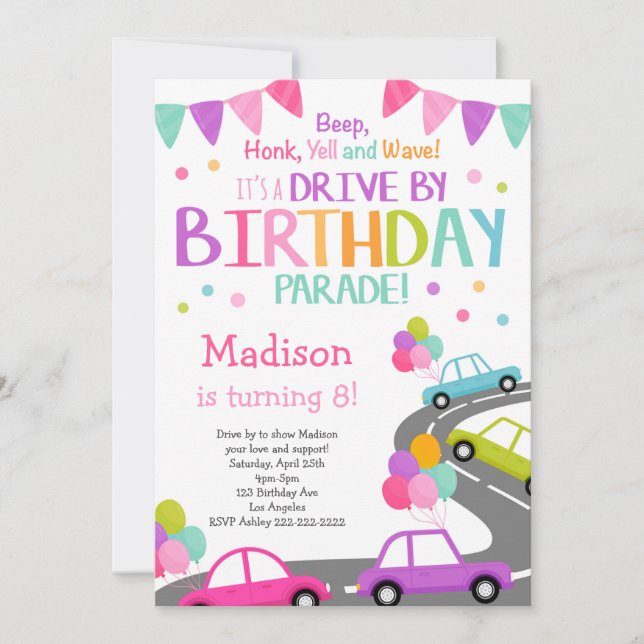 Drive by Invitation, Quarantine Invitation (Front)