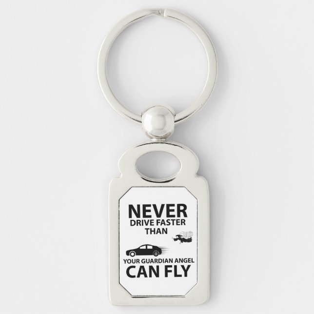 Drive carefully keychain (Front)