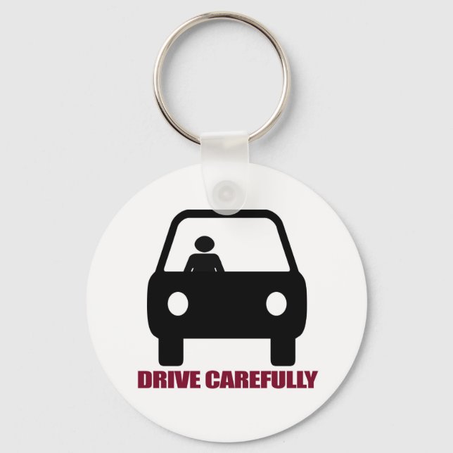 Drive Carefully Keychain (Front)