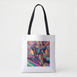 Drive in Style with Our Rainbow Pup Tote