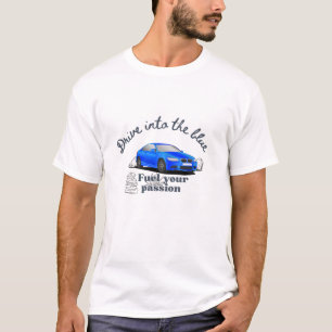 Drive Into The Blue - Sports Car Passion Design T-Shirt