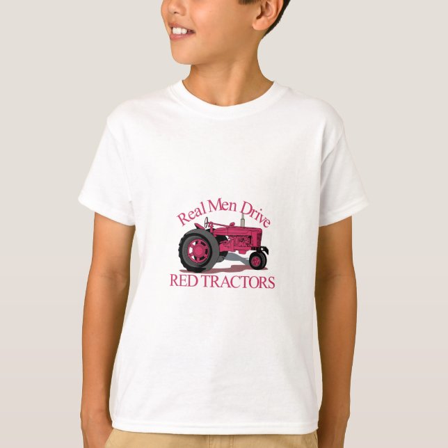 Drive Red Tractors T-Shirt (Front)