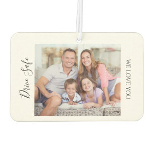 Drive Safe Custom Photo Car Air Freshener