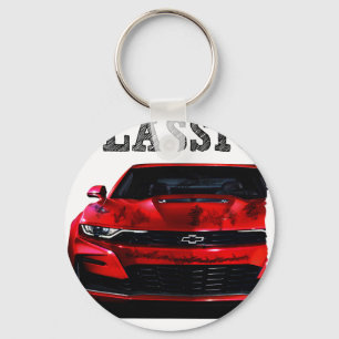 drive the classic-Chevrolet Camaro Keychain