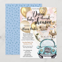 Drive Through Baby Shower | Masked Safari Friends