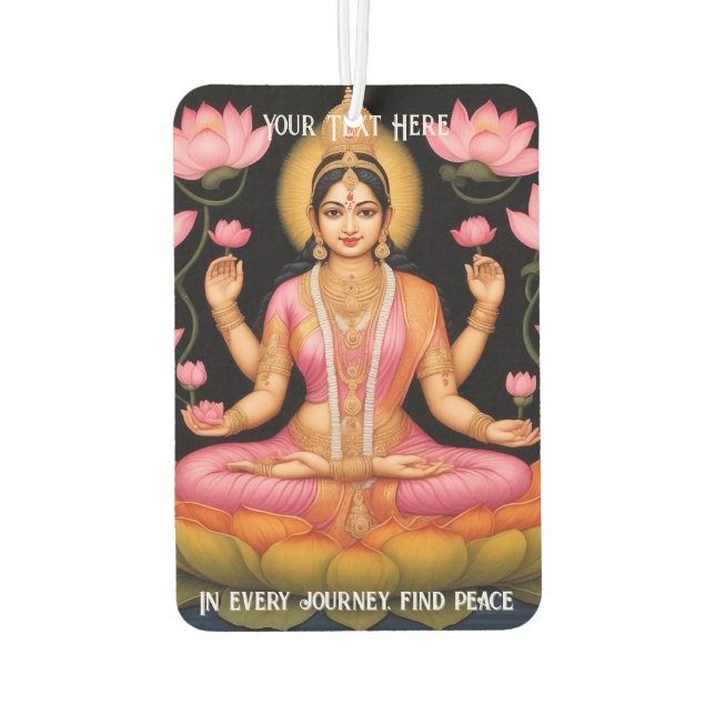 Drive with a peaceful mind air freshener (Back)